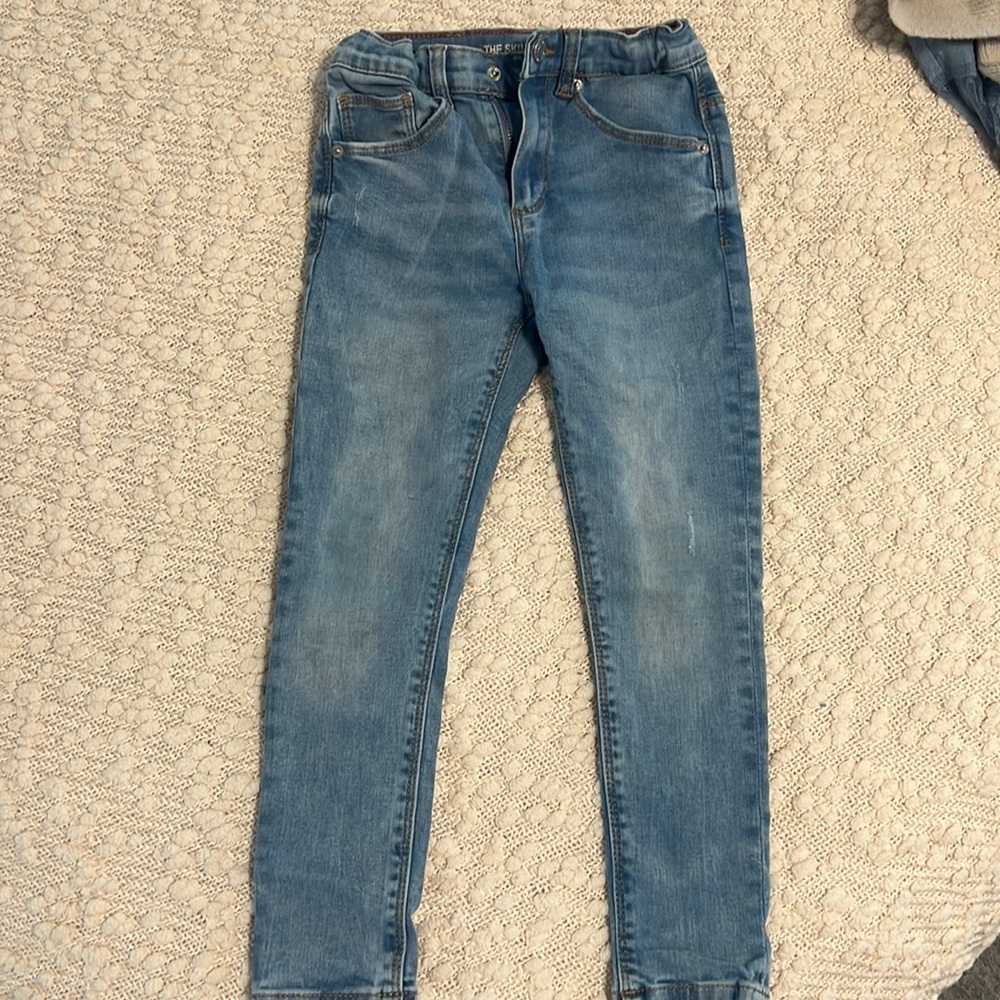 ZARA kids skinny pant jeans 4-5 stretch adjustable